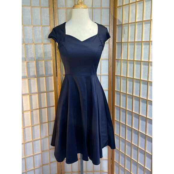 NWT MuaDress XS Navy Dress - Picture 5 of 13